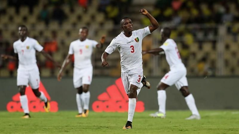 Guinea's Right-Back Ibrahima Soumah